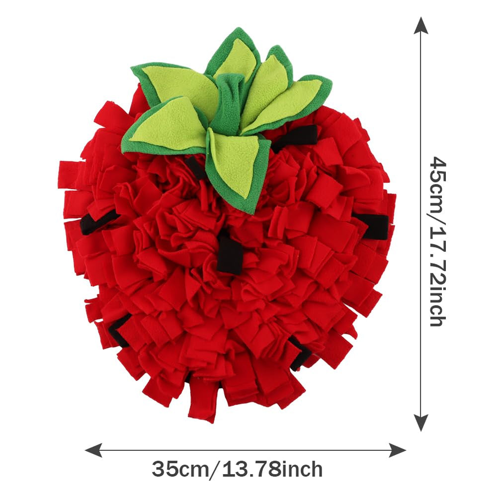 NINEFOX Snuffle Mat con bolsillos de tela para esconder premios.