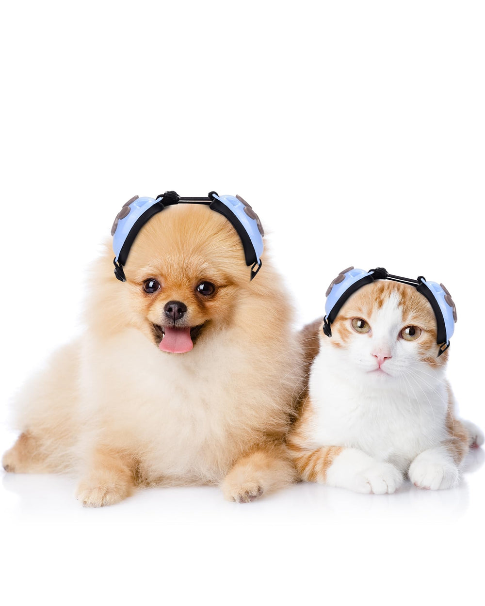 Ninuo orejeras calmantes para gatos y perros, reducción de ruidos para tranquilidad.