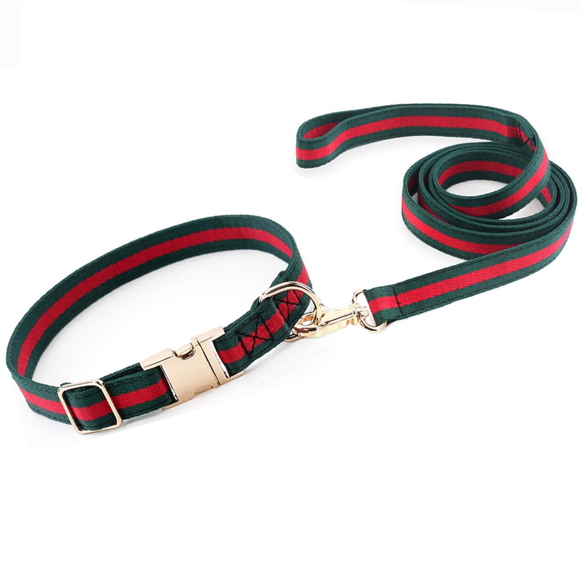 Collar NISIYE para perro mediano con estilo de lujo para paseos elegantes.