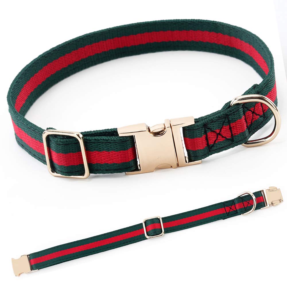 Collar NISIYE premium con hebilla metálica, seguro y duradero para paseos.