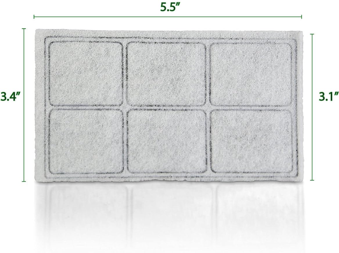 Nispira filtro carbón para Drinkwell Platinum mantiene agua fresca
