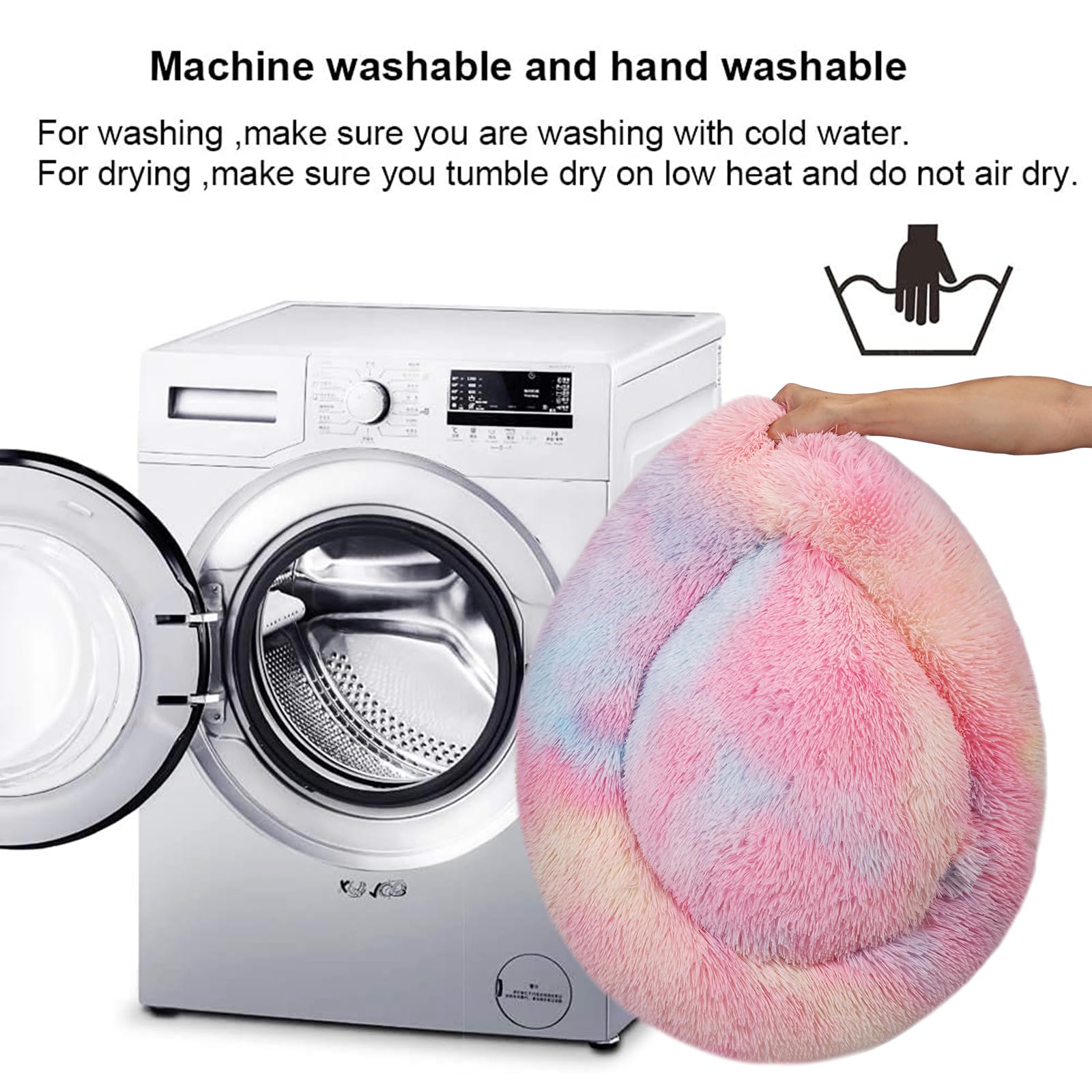 Funda suave de la cama Nisrada, lavable con facilidad.