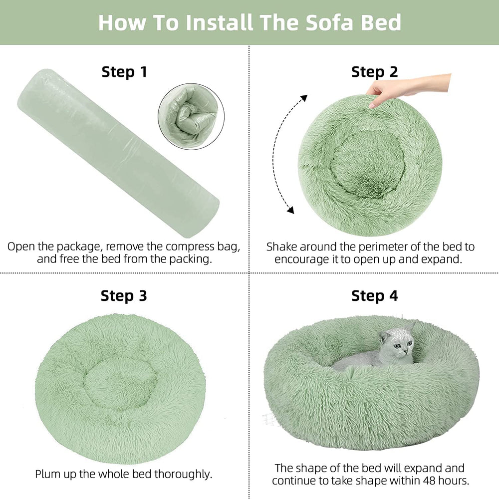 Nisrada: cama de 24 a 27 pulgadas, ideal para gatitos y cachorros ligeros.