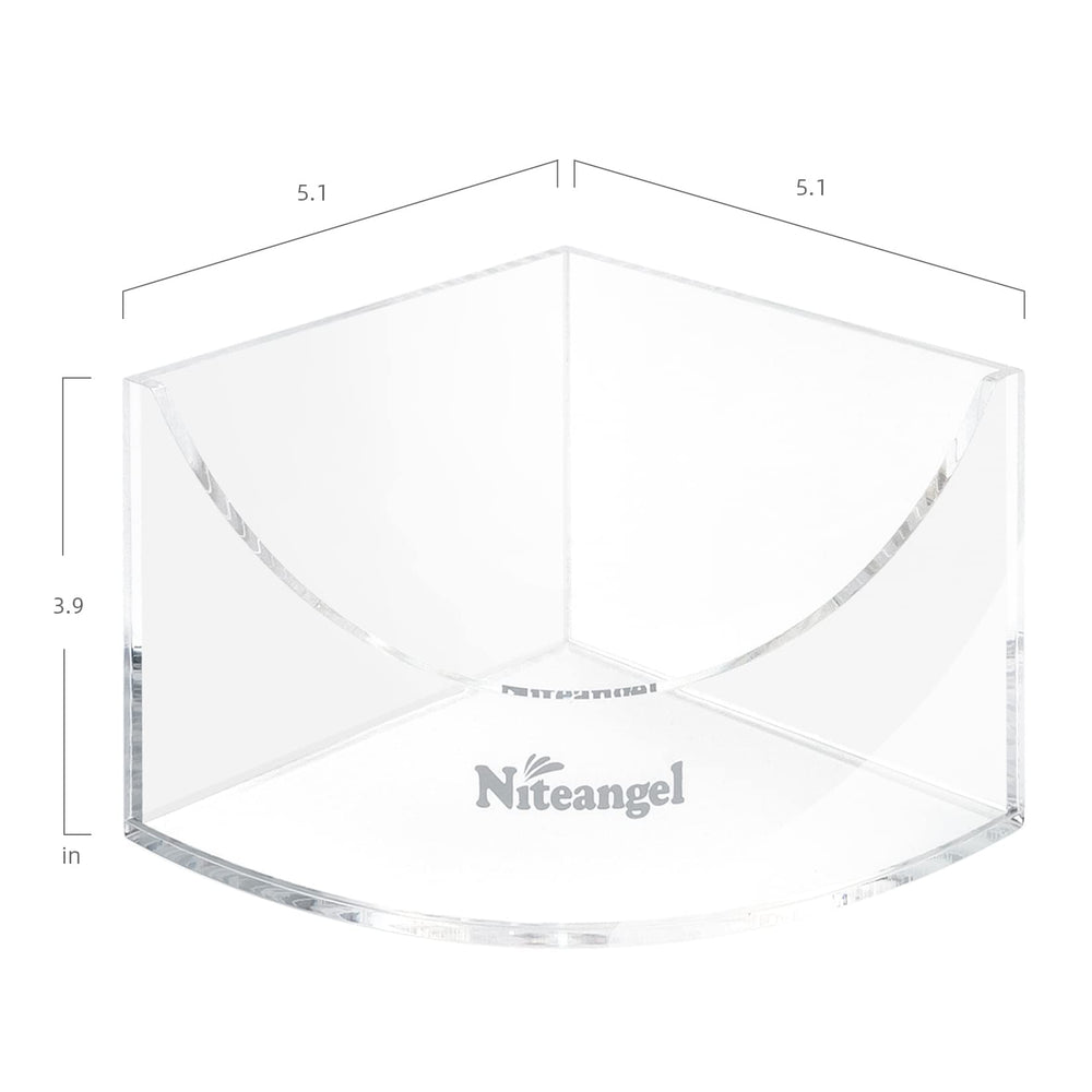 Niteangel caja de arena acrílica, uso en jaula para limpieza y comodidad.