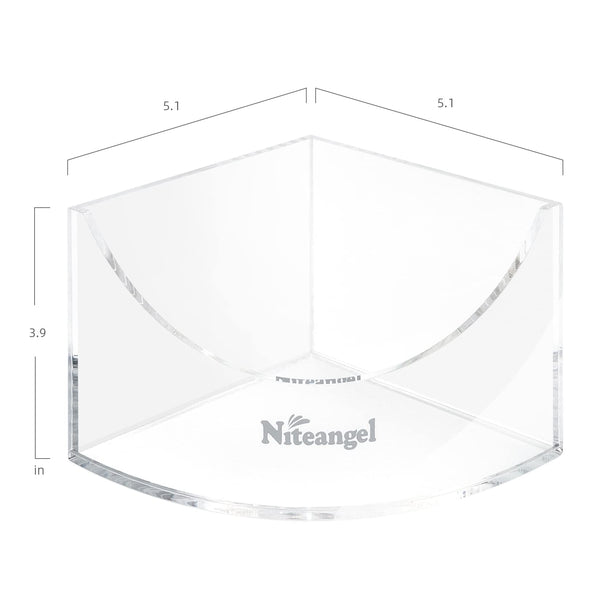Niteangel caja de arena acrílica, uso en jaula para limpieza y comodidad.