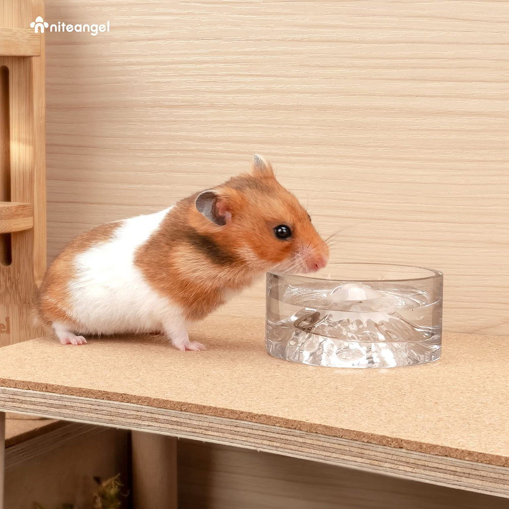 Cuenco Monte Fuji de Niteangel para agua en hamster.