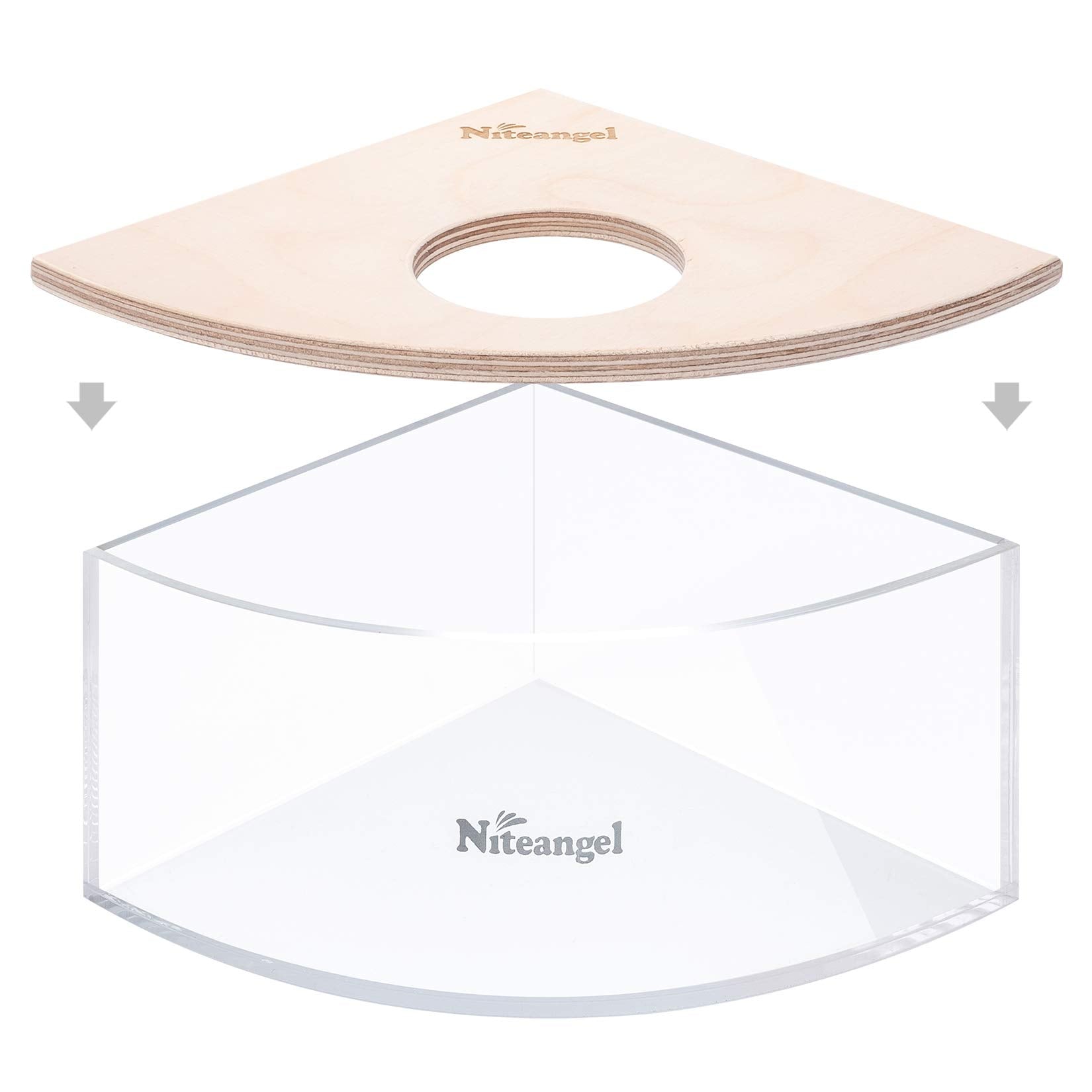 Niteangel acrilico transparente facilita observar la mascota mientras cava