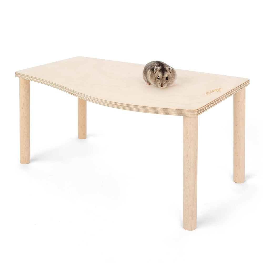 Niteangel Hamster Play: plataforma de madera Wave para trepar y explorar.