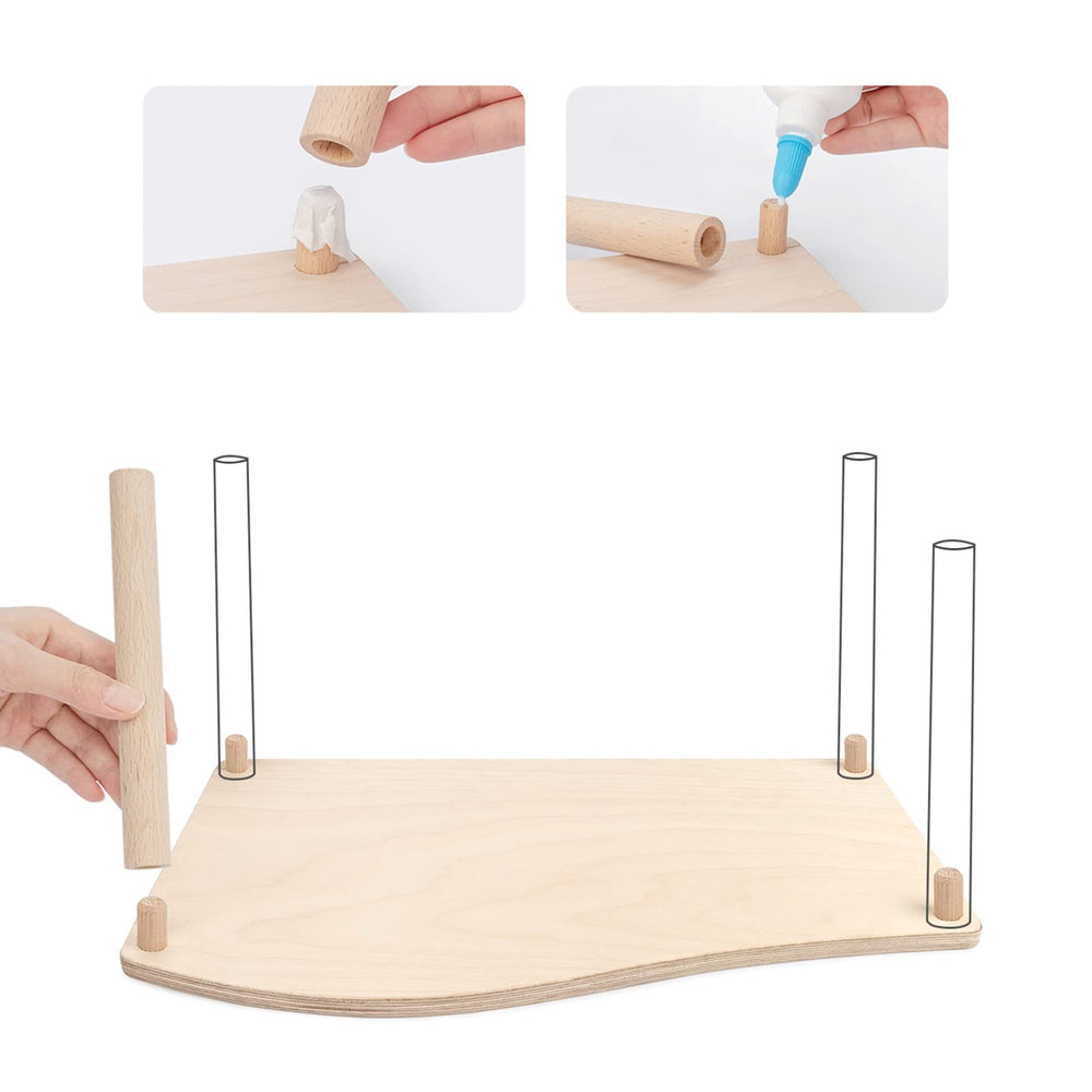 Niteangel Hamster Play, construcción en madera sin clavos para seguridad.