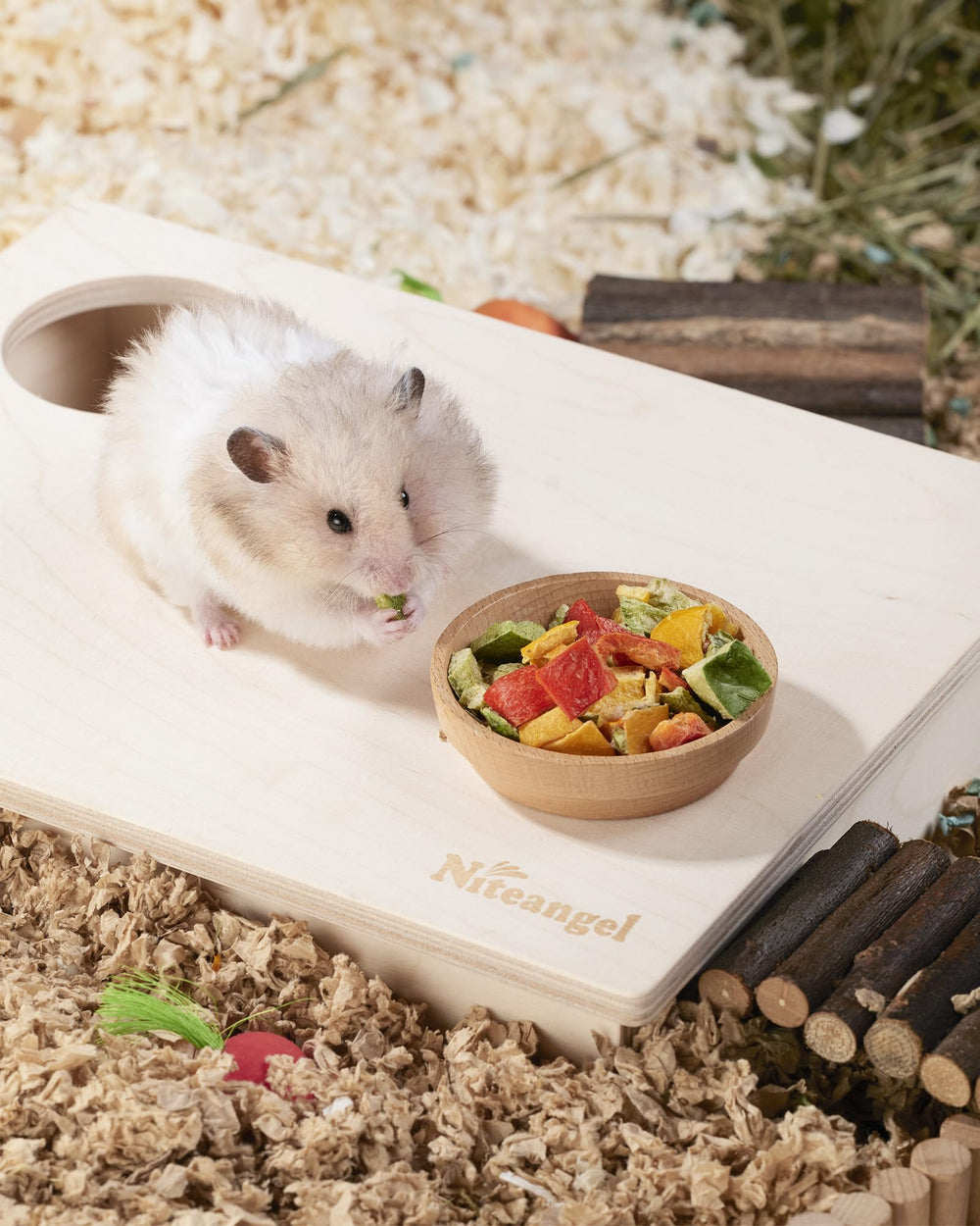 Snack Niteangel para diversas mascotas pequeñas, variedad y versatilidad