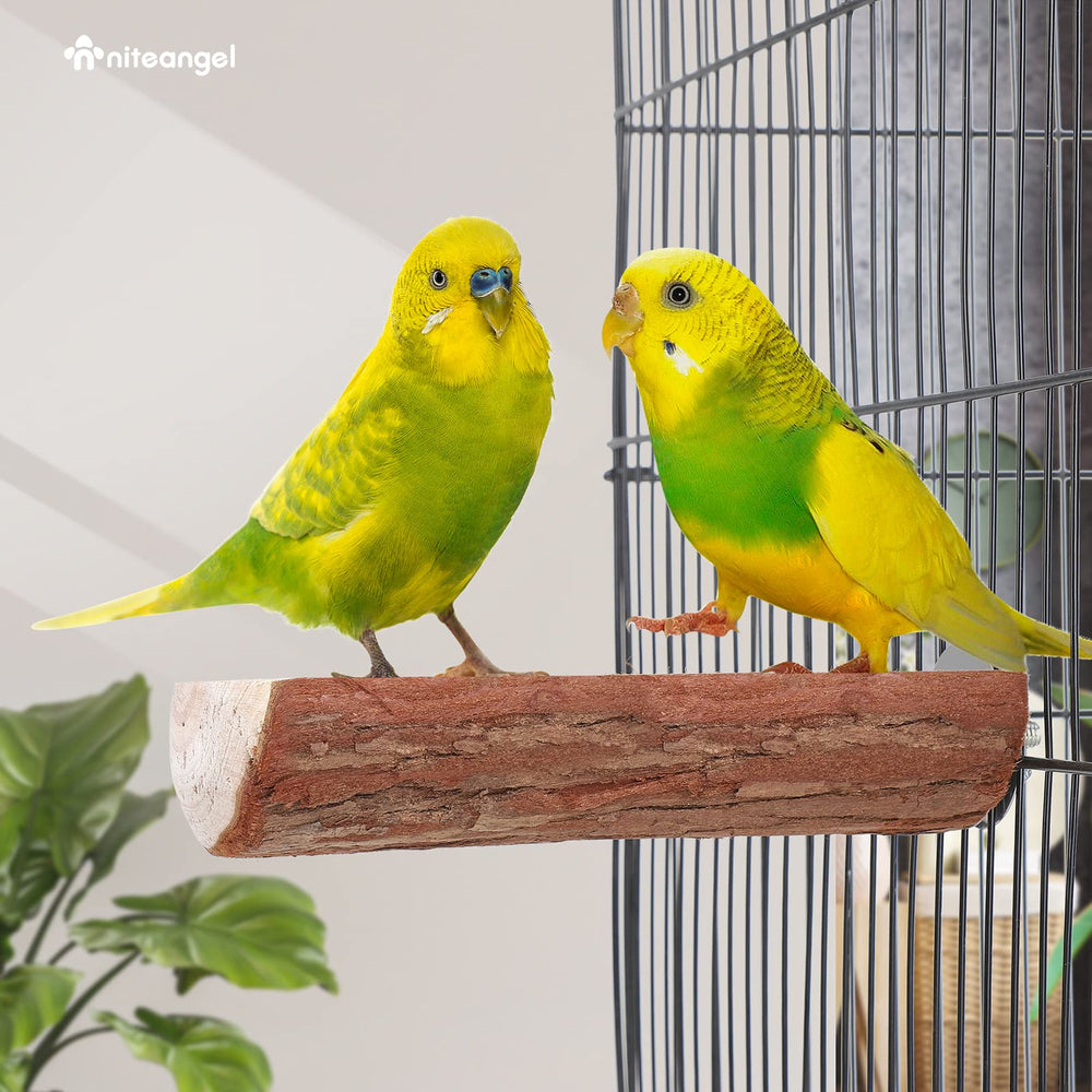 Niteangel paquete de dos perchas para jaula, opción práctica para aves.