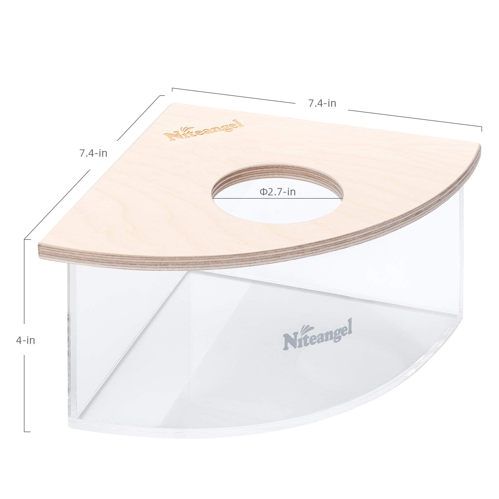 Niteangel para hamsters jerbos ratones, ideal para baño de arena