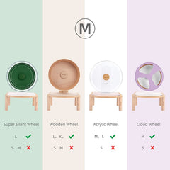 Niteangel: plataforma de madera para hámster, soporte estable para el movimiento