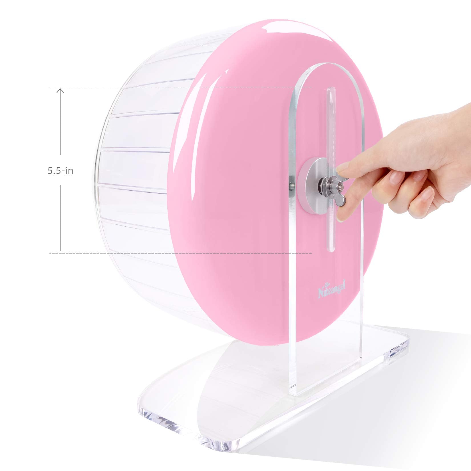 PS transparente con base acrílica Niteangel, resistente para uso diario.