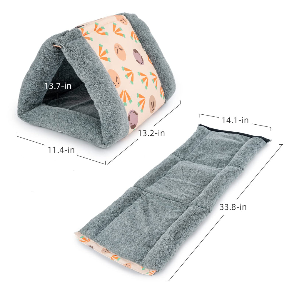 Niteangel túnel cama para mascotas, diseño interior cálido que invita al juego seguro.