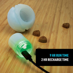 Nite Ize GlowStreak superficie ranurada ofrece agarre seguro durante el juego
