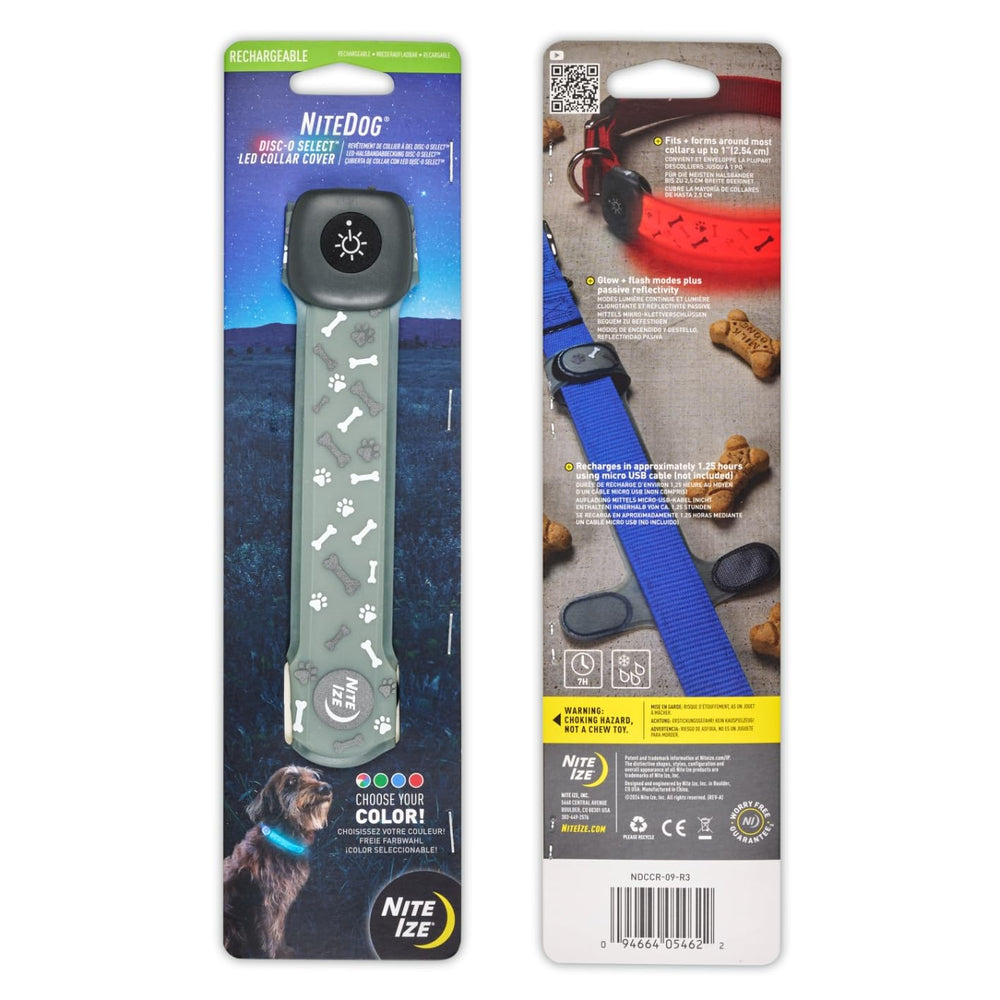 Nite Ize NiteDog exterior resistente para uso al aire libre.