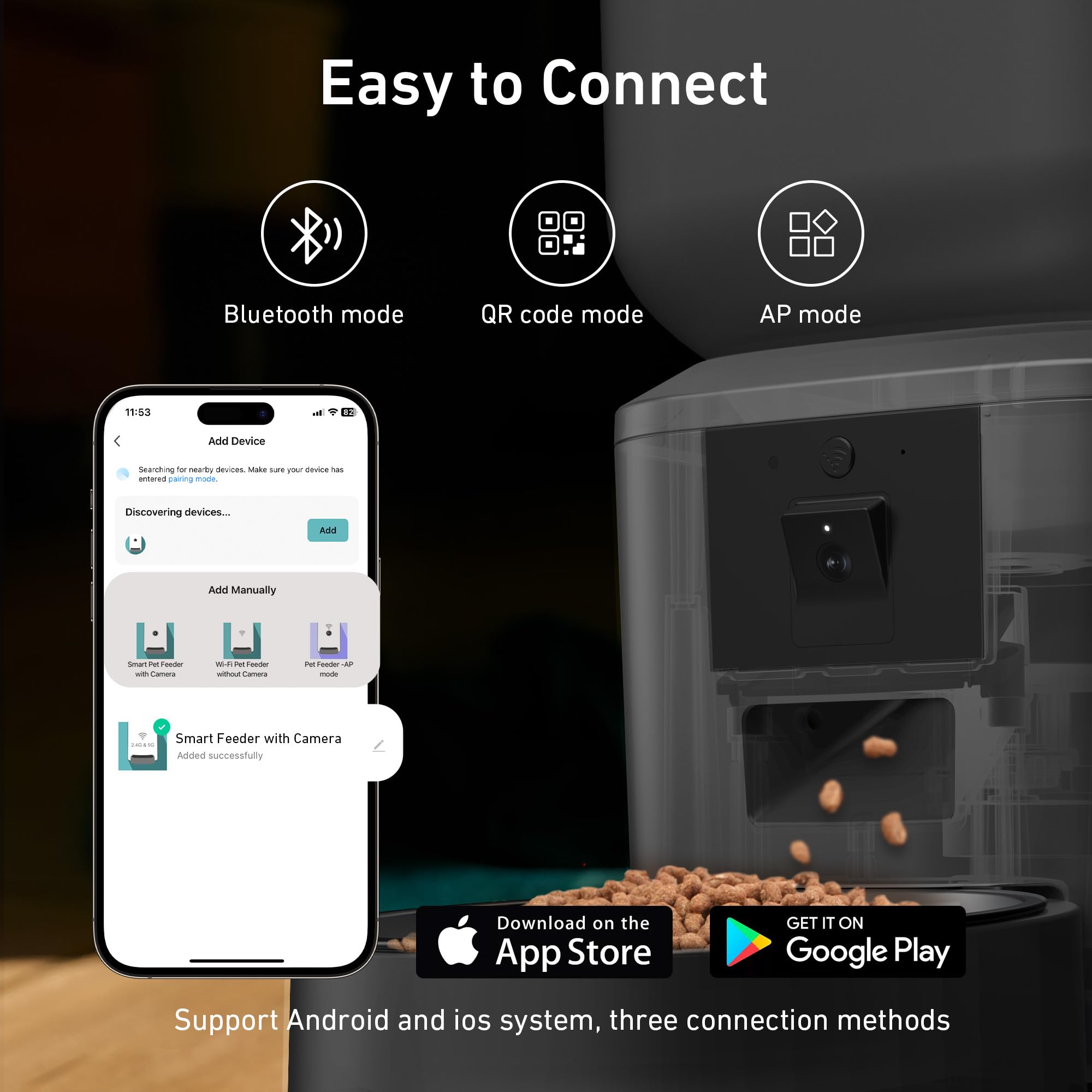 Nityers porciones ajustables y temporizador para planificar menús diarios.