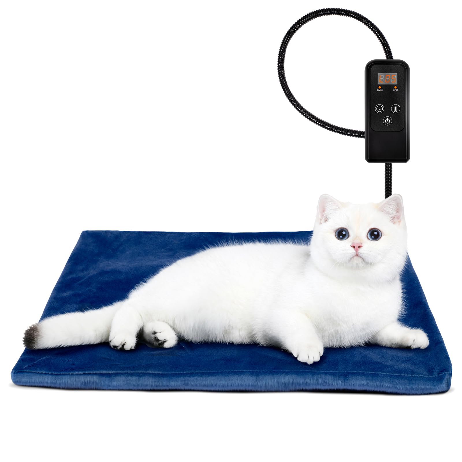 Niubya almohadilla caliente para mascotas 18x16 ofrece confort cálido para perros y gatos