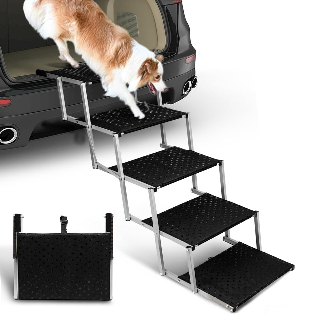 Niubya escalones para perros en coche, duraderos y seguros para subir sin esfuerzo