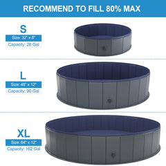 La piscina Niubya con desagüe lateral para vaciar fácilmente.