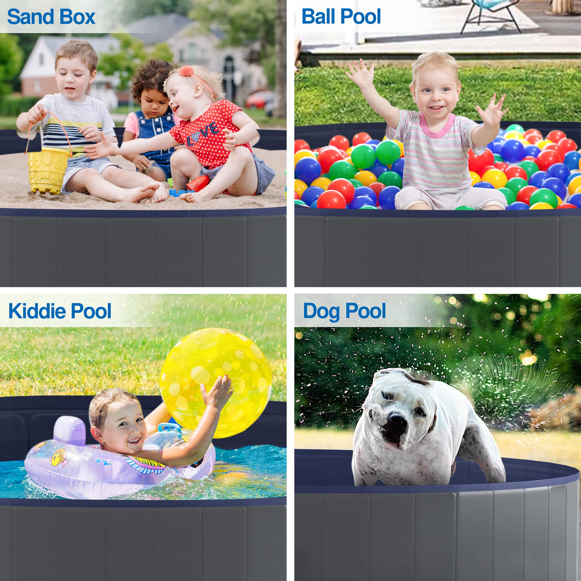 Niubya uso multiuso: piscina para perros, gatos y otros, interior o exterior.