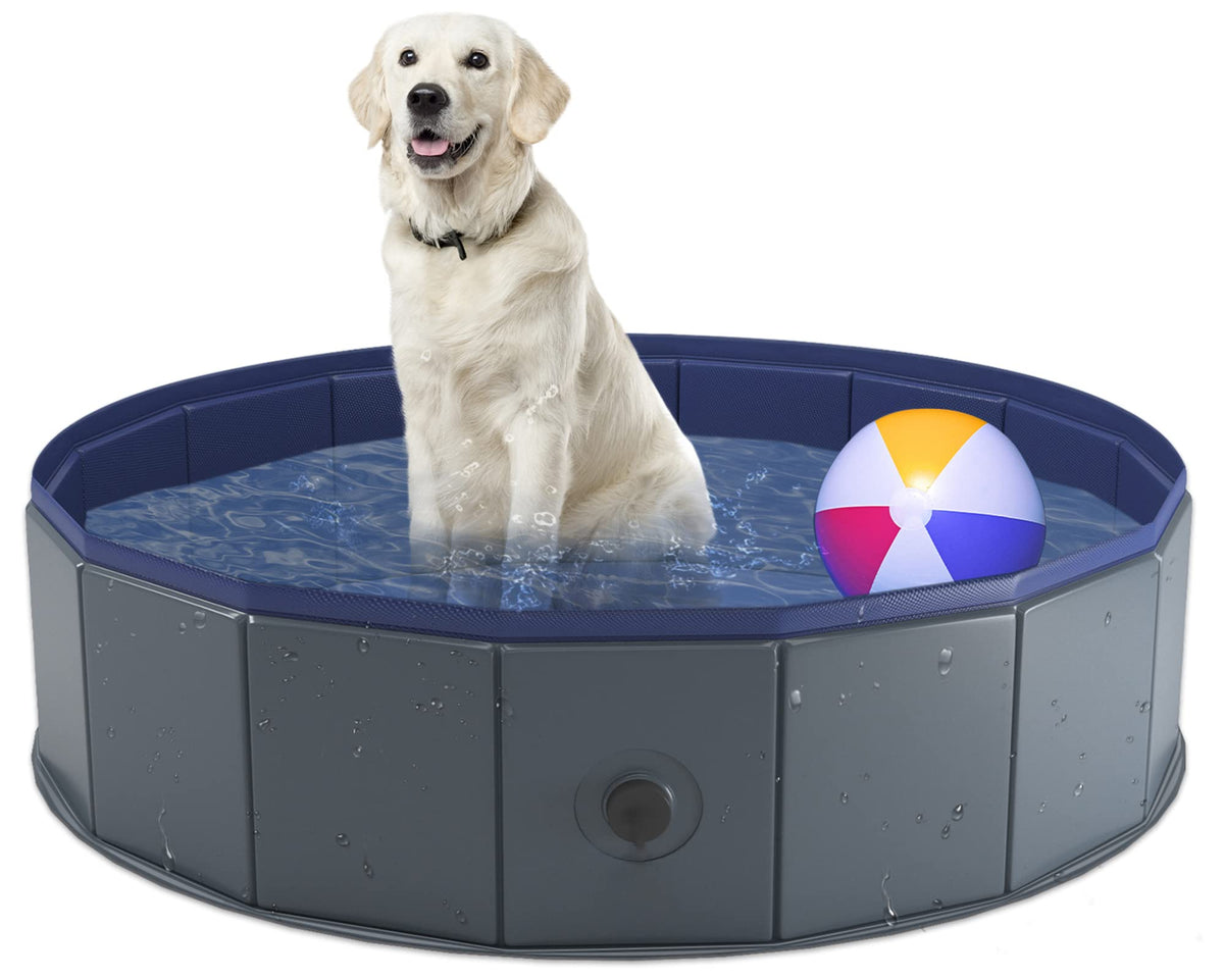 Niubya piscina plegable para perros, ideal para viajar y almacenar.