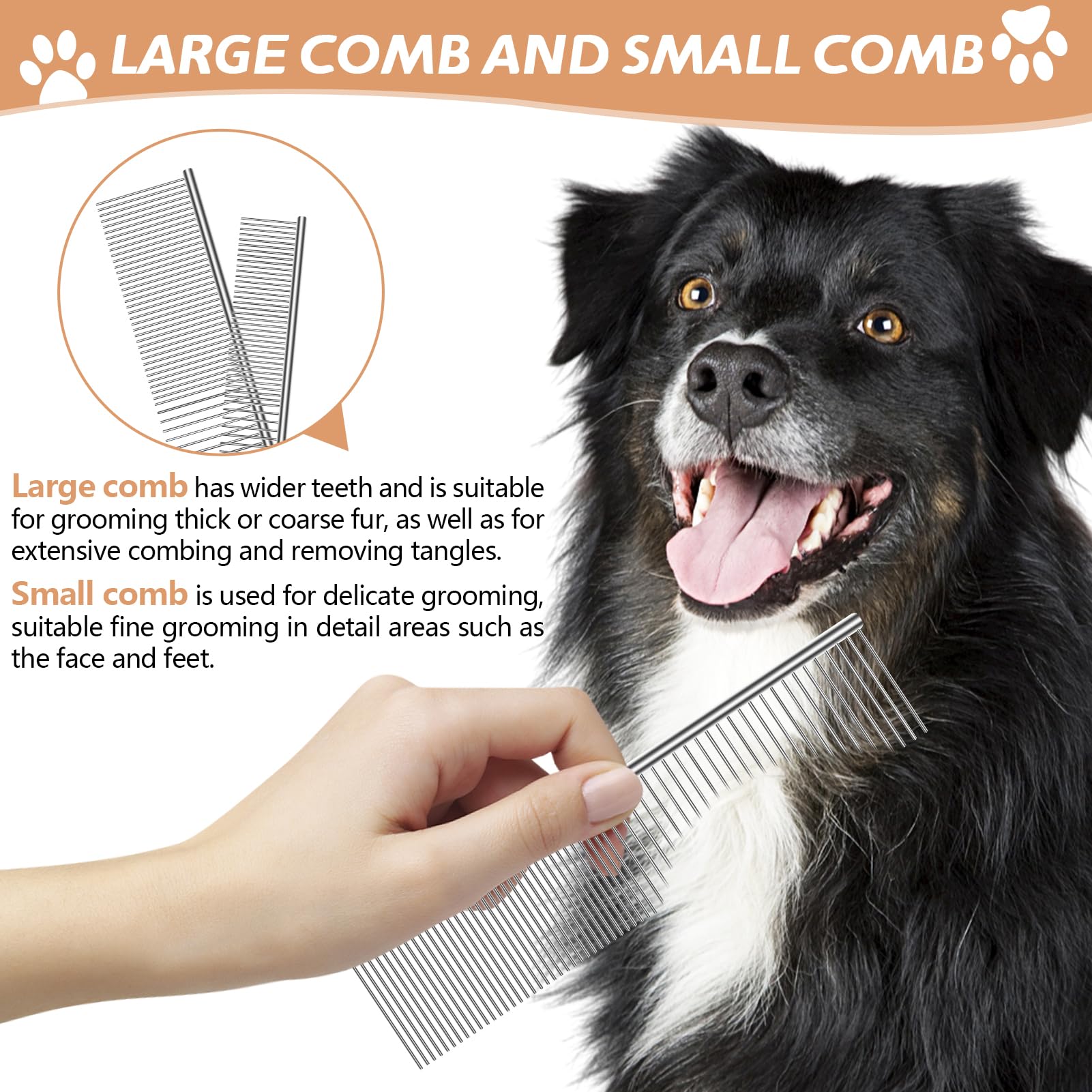 Niura estuche portátil para guardar herramientas de grooming.