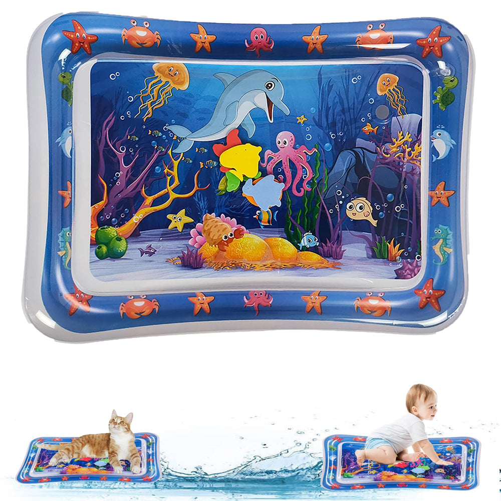 Alfombra de agua NLAIKE interactiva plegable en acción para gato
