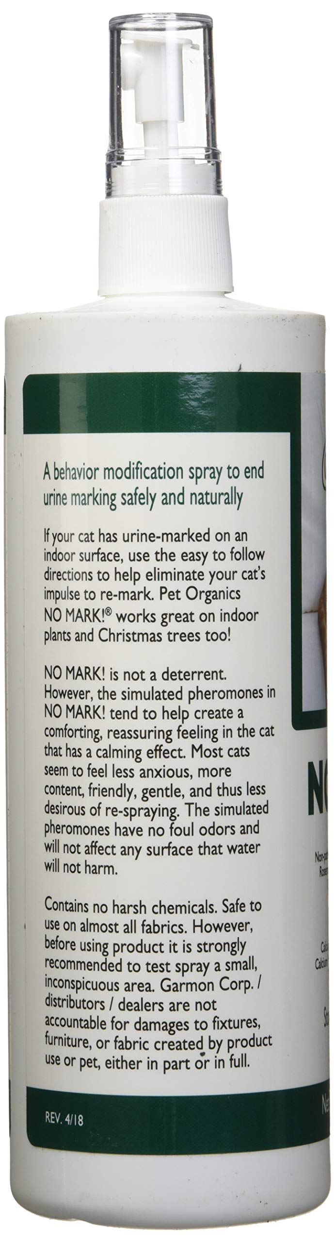 No Mark Cat Spray aplicado en tapicería para evitar marcas.