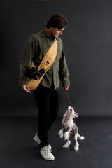 Correa acolchada ajustable de Noah & Paw para mayor comodidad.