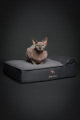 Cama NOAH & PAW impermeable con cuero sintético, funda exterior resistente al agua.