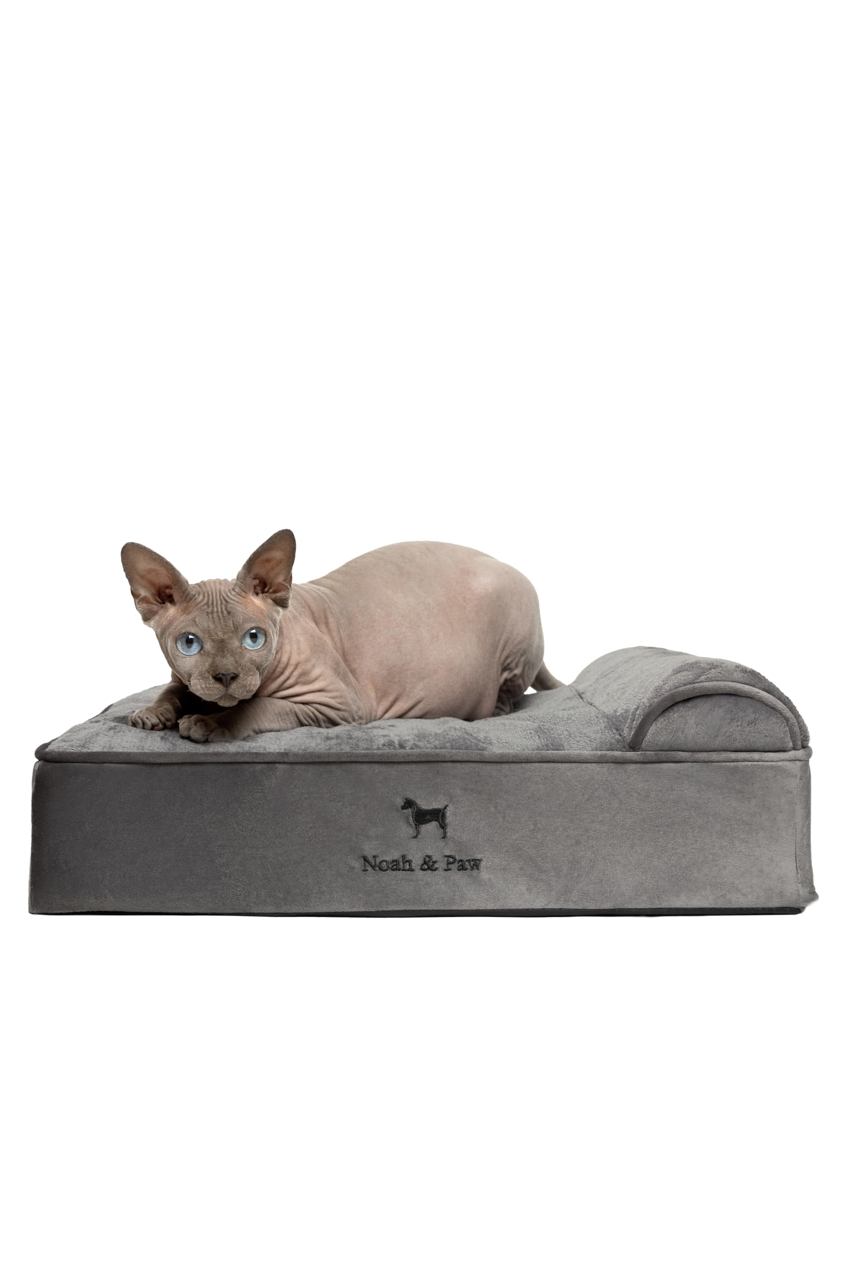 Cama NOAH & PAW para perrito, base de espuma para soporte cómodo y estable.