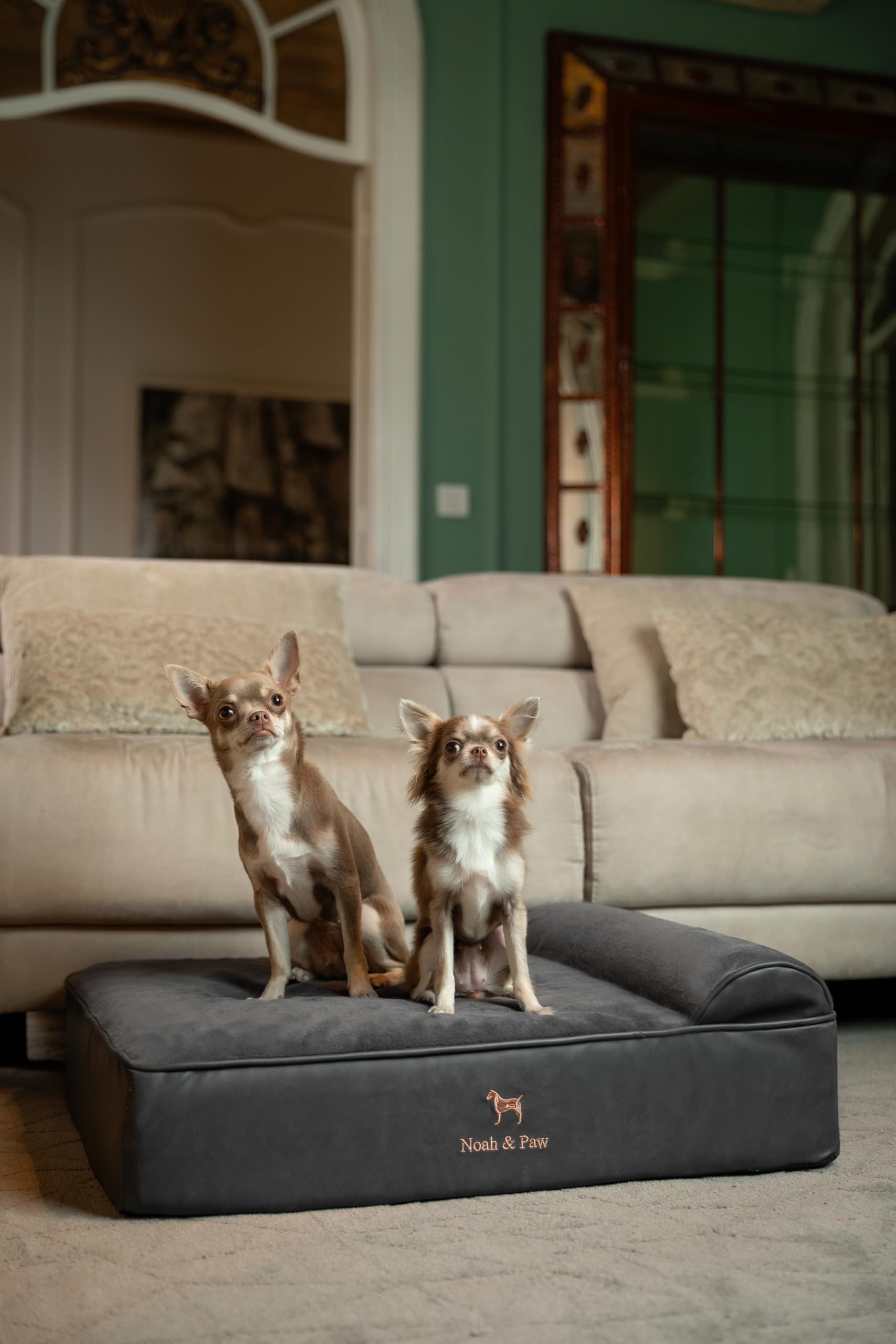 Cama NOAH & PAW con diseño de 3 capas para mayor confort.