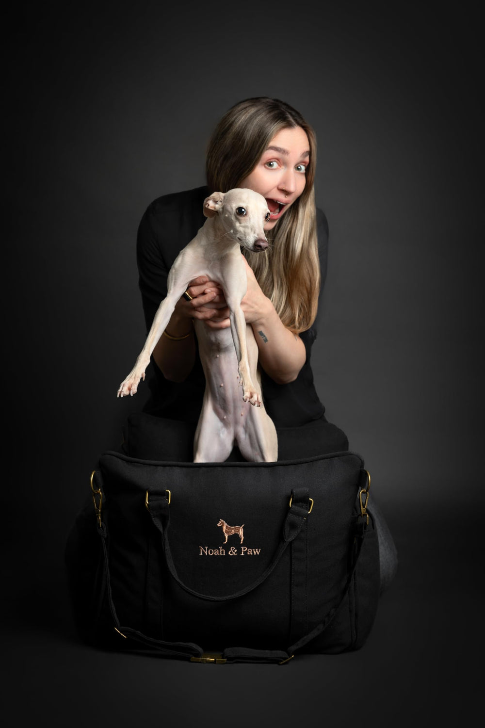 NOAH & PAW mango para transporte cómodo y seguro
