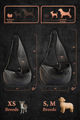 Portador para mascotas de 5 a 18 lb en Noah & Paw sling.
