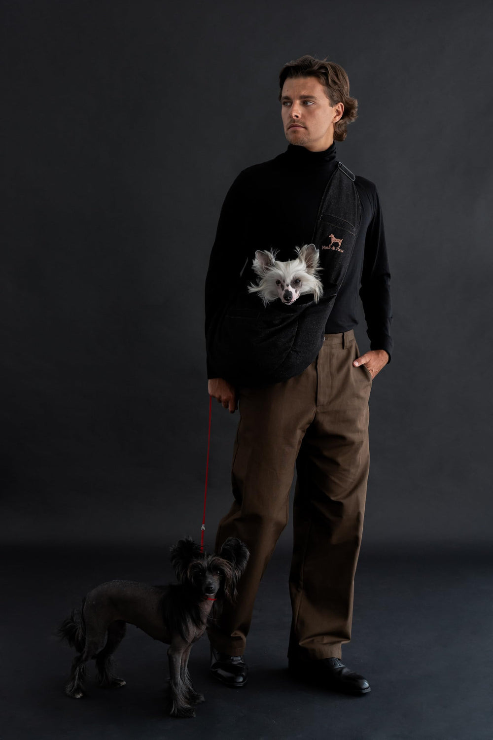 Correa de hombro ajustable de Noah & Paw para mayor comodidad.