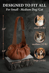 NOAH & PAW sling con forro de pelaje vegano para mayor confort.