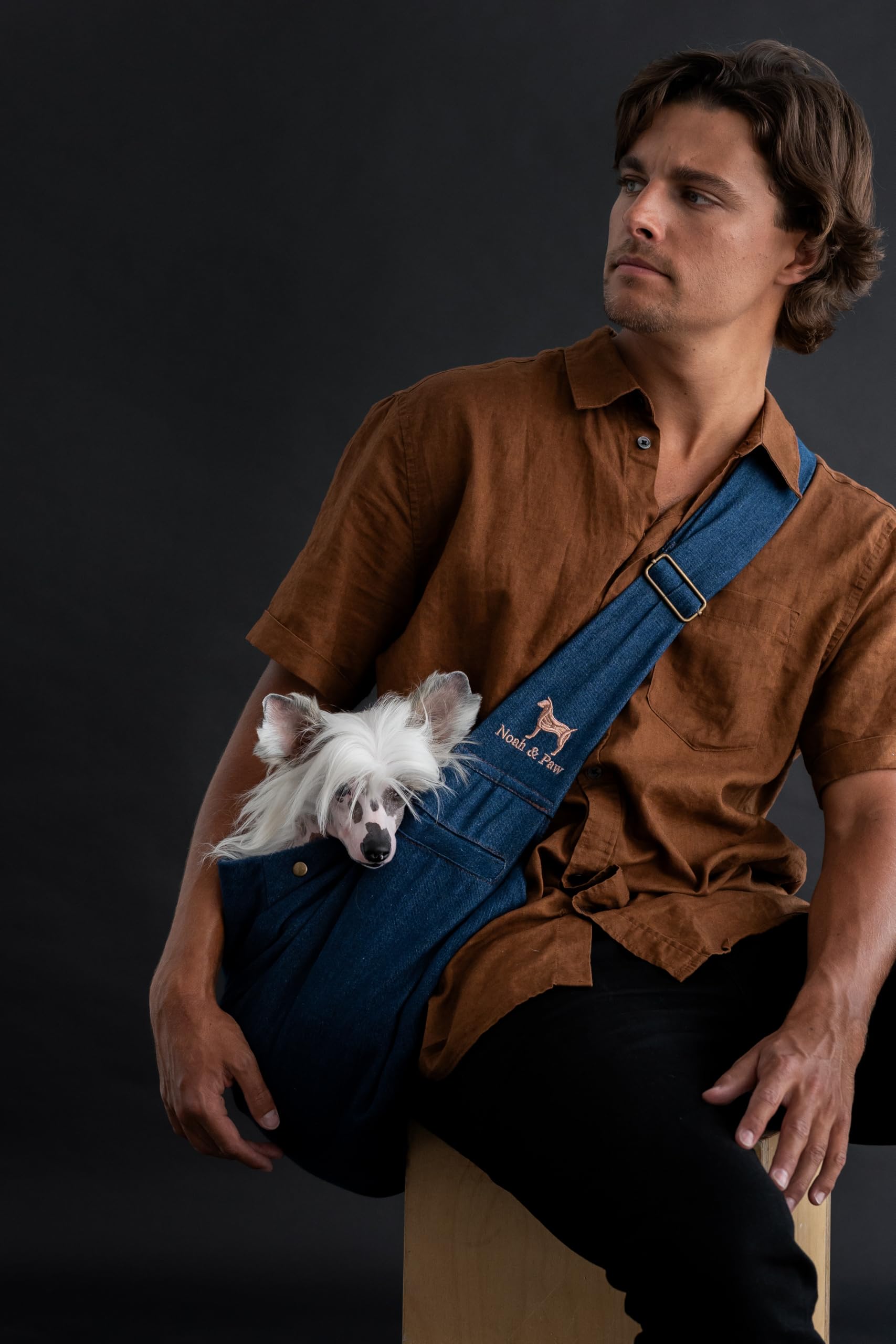 Noah & Paw sling con sistema de seguridad doble para protección