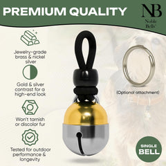 Noble Bells campana de collar sonido extra fuerte para entrenamiento al aire libre.