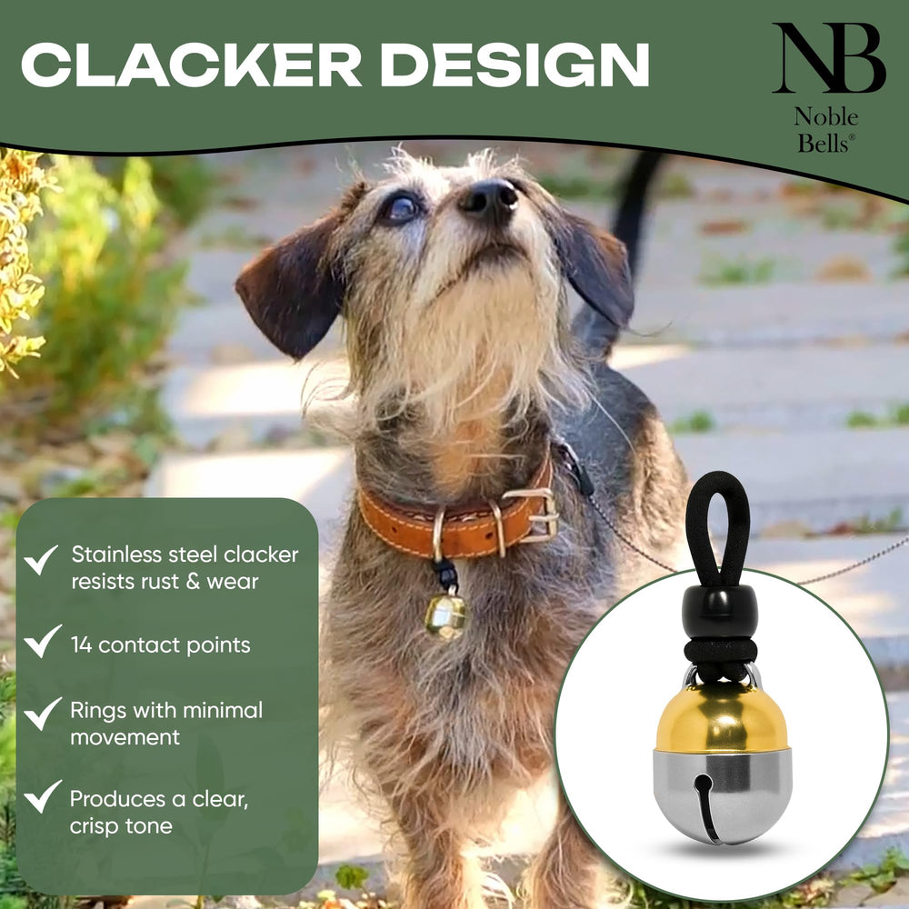 Noble Bells campana de collar uso exterior y detección de mascotas.