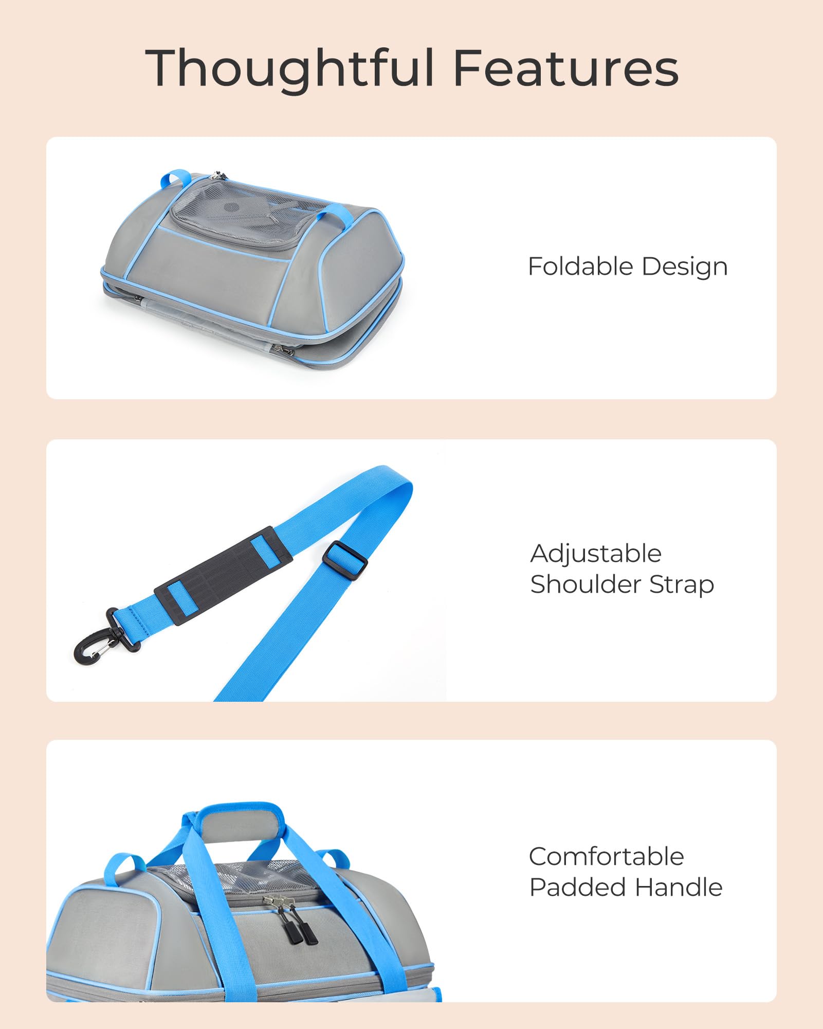 NOBLE DUCK transportín-accesorios plato-portátil: cuenco desmontable para beber.