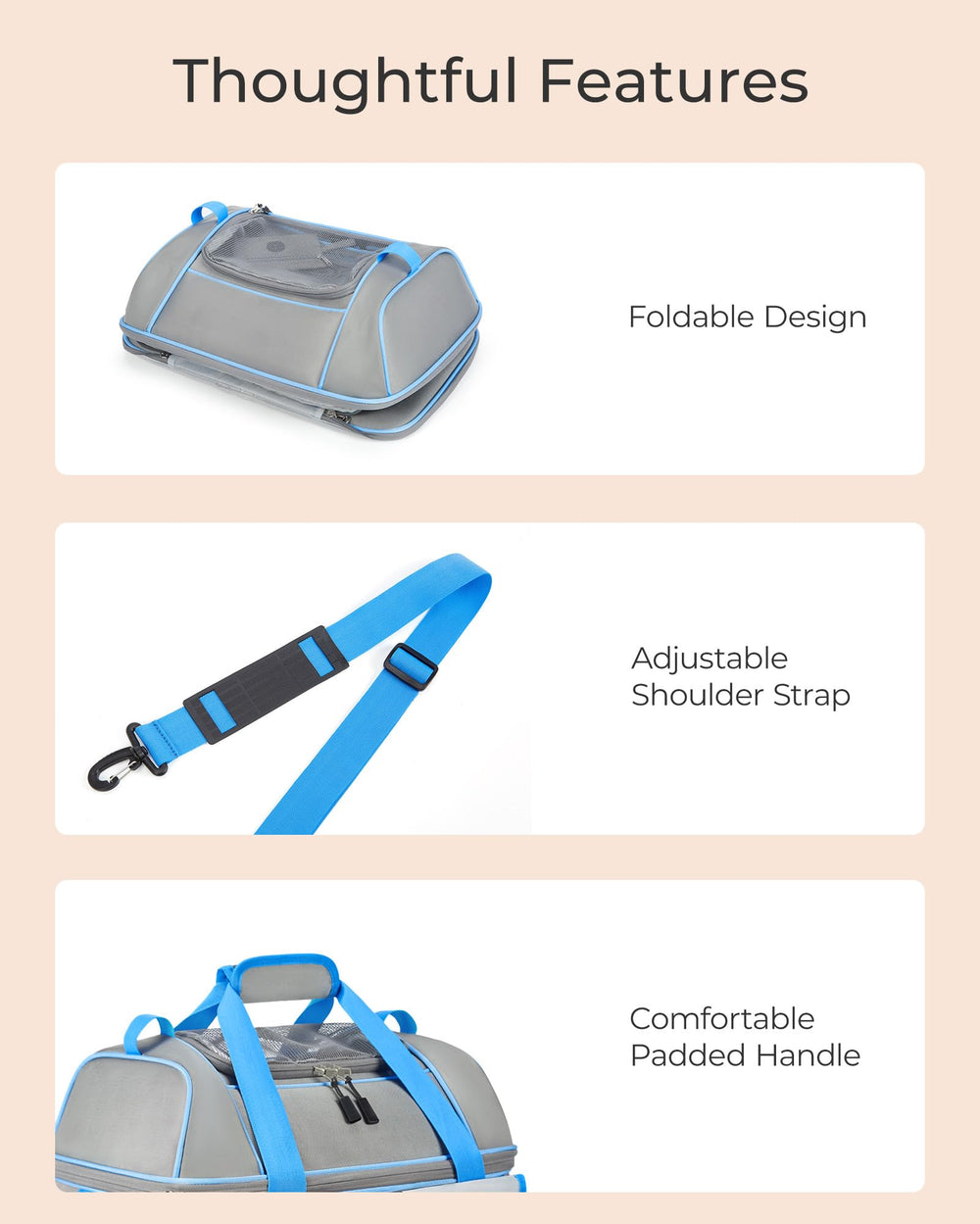 NOBLE DUCK transportín-accesorios plato-portátil: cuenco desmontable para beber.