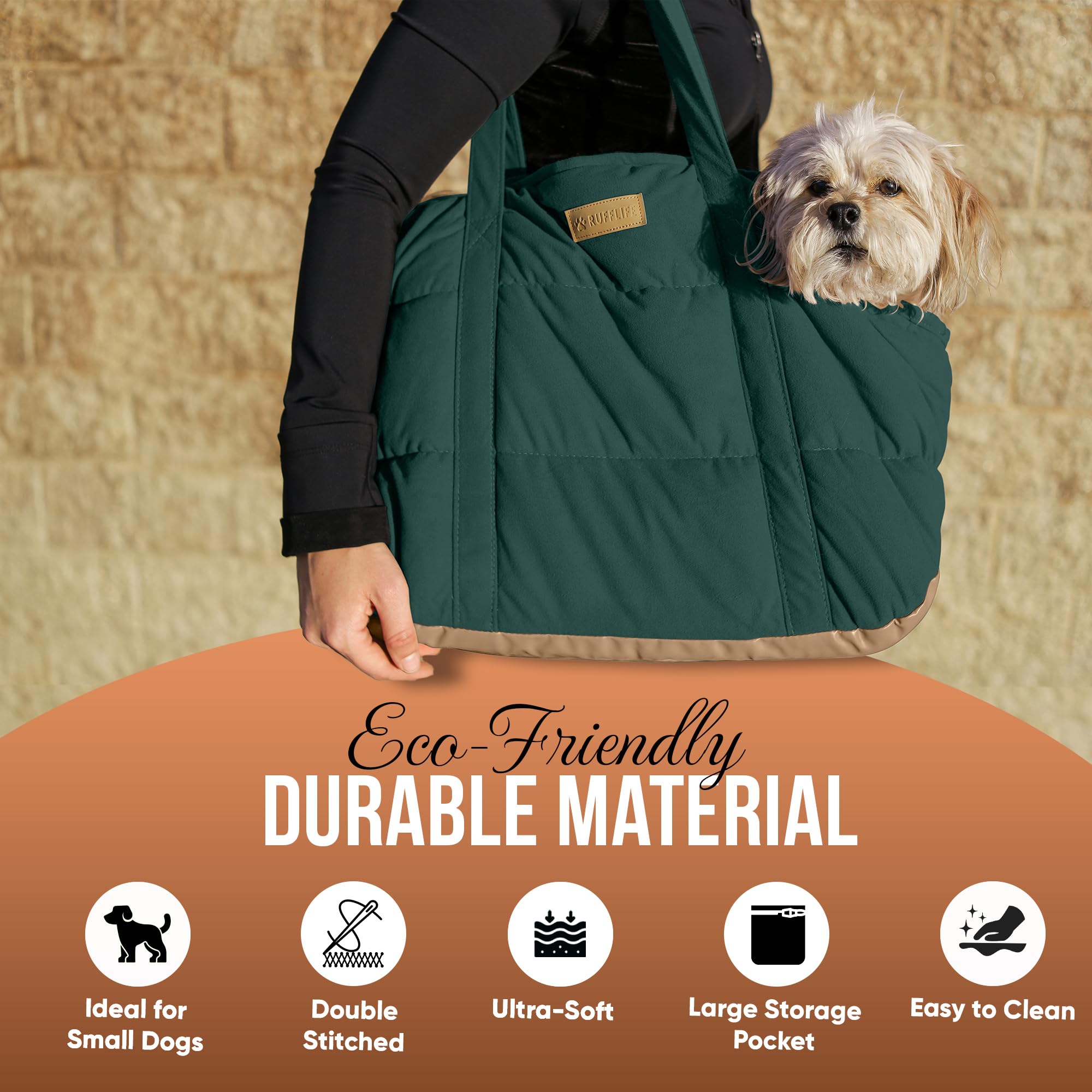 NoblePup bolsillos prácticos para accesorios esenciales en movimiento.