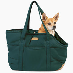 NoblePup bolso para perro de felpa, sensación suave para paseos cómodos.