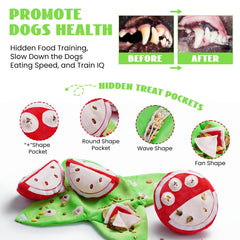 Nocciola Juguete interactivo sandía verde, perfecto para juego y curiosidad diaria.