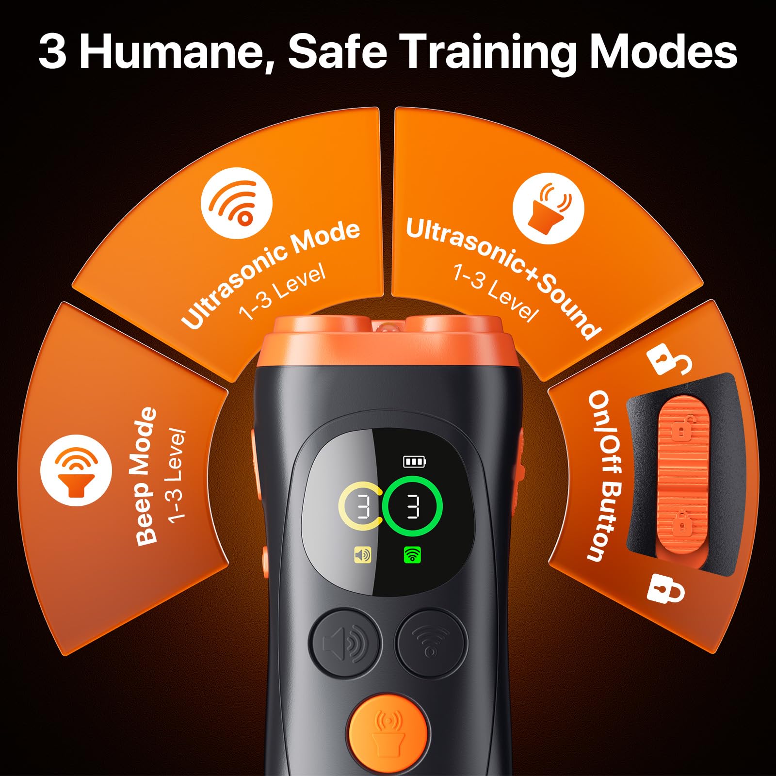 NOIDECE emisores ultrasónicos 360° cubriendo áreas exteriores