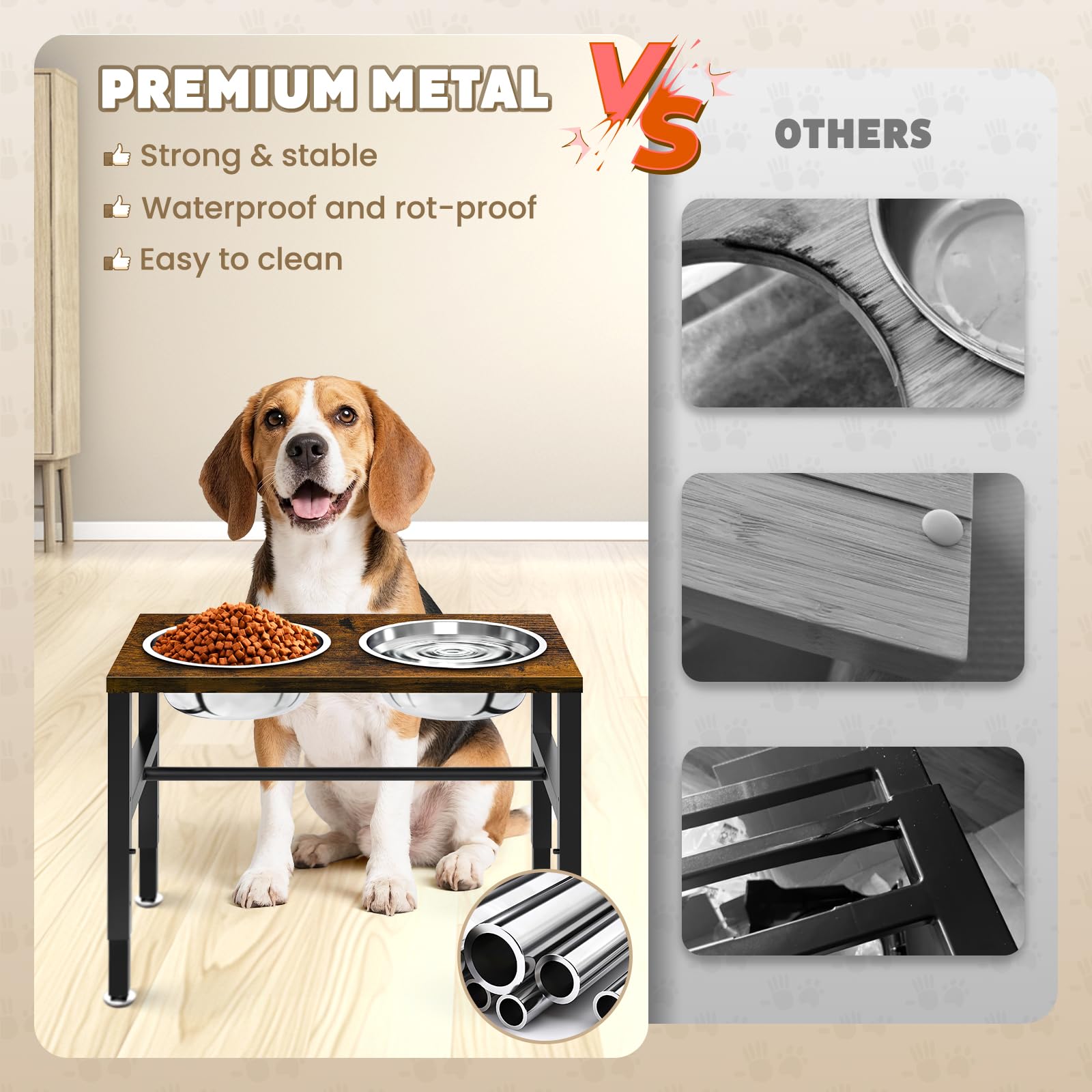 NomNest non-slip feet keep bowls steady during meals for less mess.