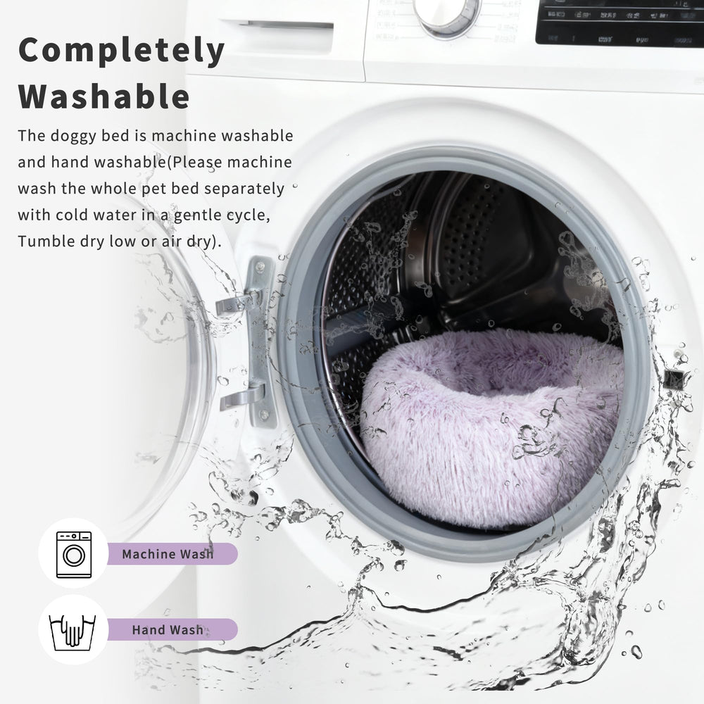 Cama Nononfish Calmante lavable a máquina para facilitar la limpieza.