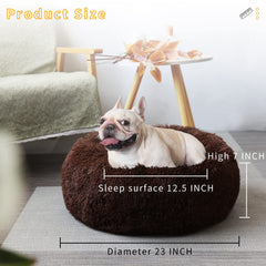 Nononfish cama dona lavable a máquina, fácil de limpiar tras paseos.